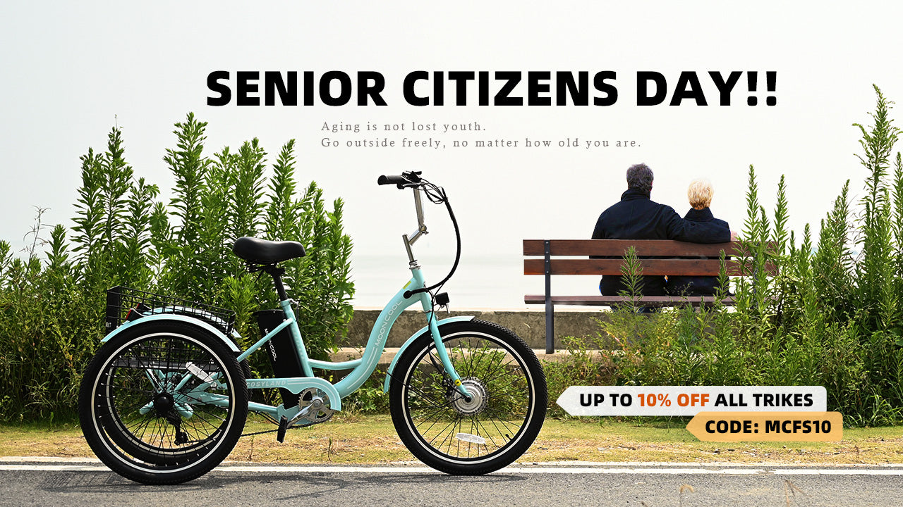 Celebrating Senior Citizens Day & Mooncool Electric Trikes