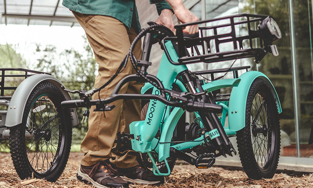 folding adult tricycle