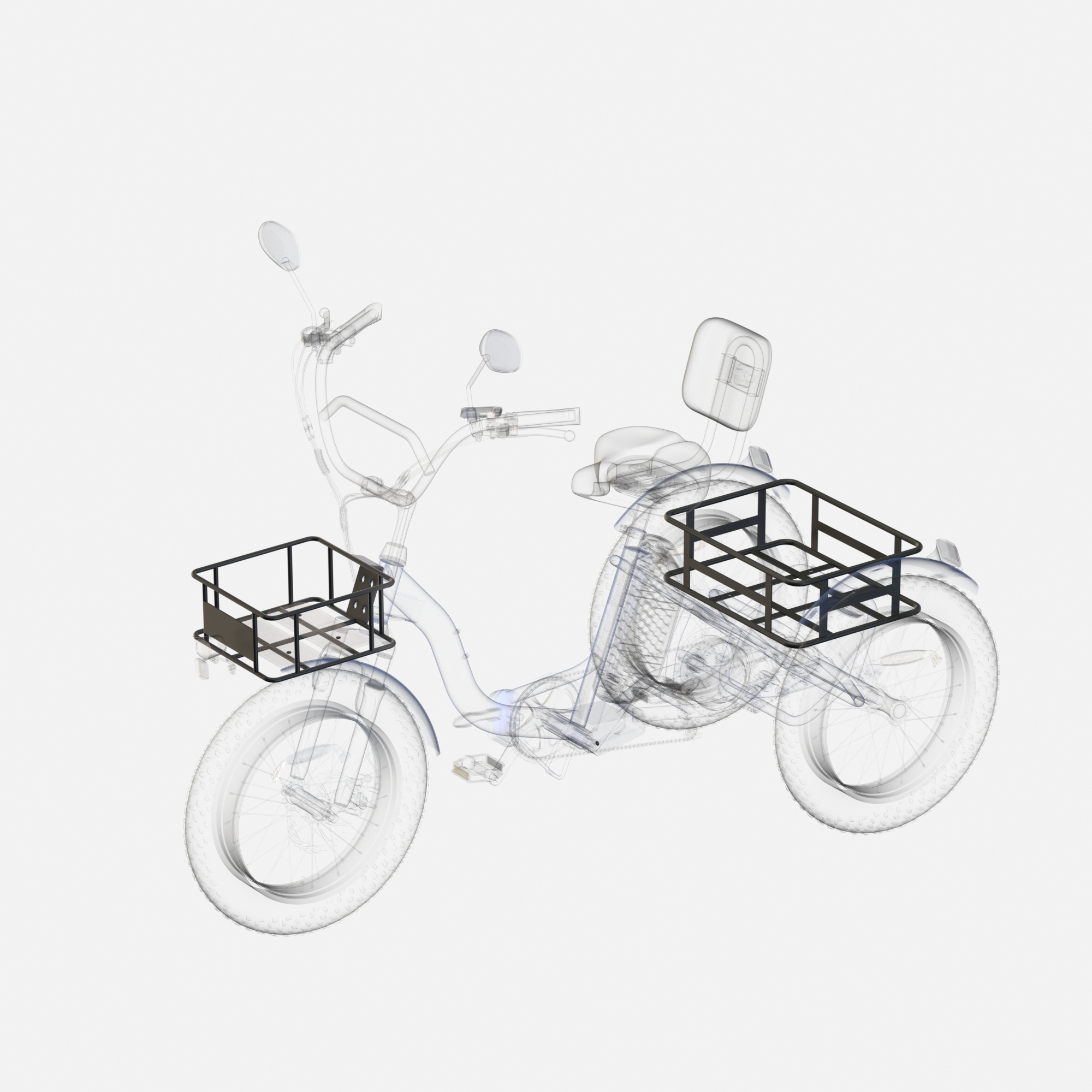 FT1 Fat Tire Electric Trike
