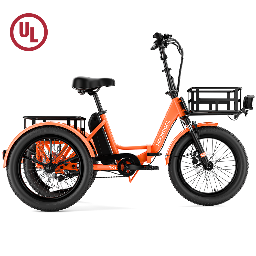 Safe & Sustainable TK1 Folding Electric Trike | Comfortable 