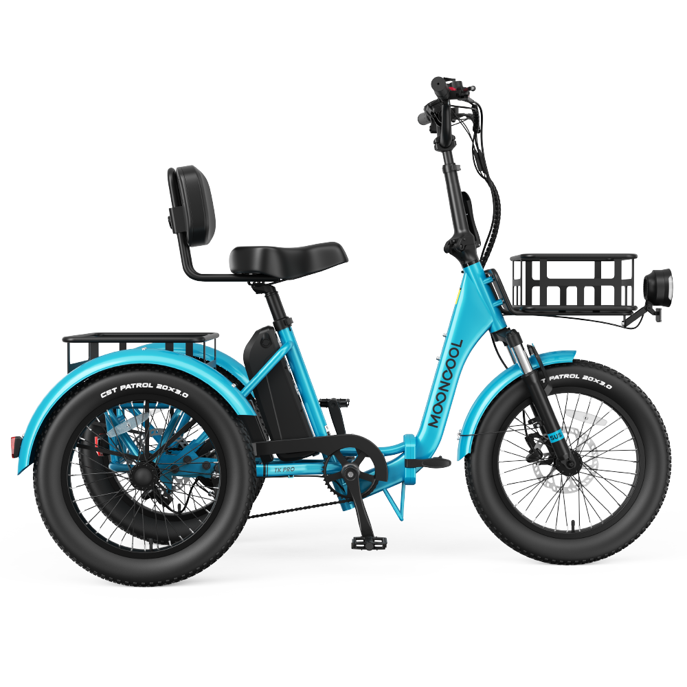 TK Pro Electric Tricycle Safer, Powerful, Foldable Electric