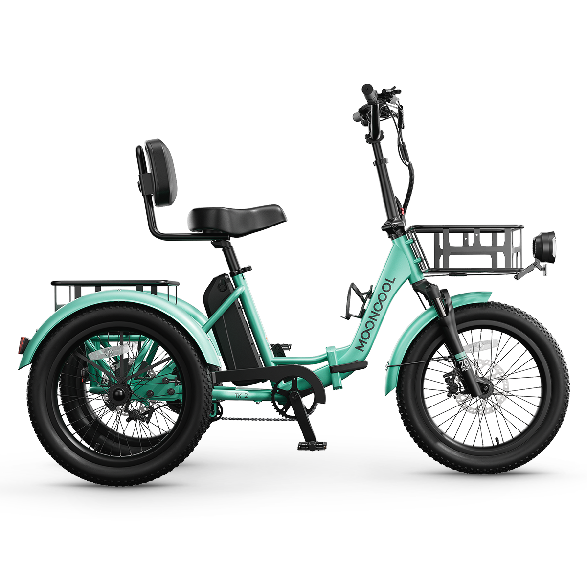 Mooncool TK2 green electric trike