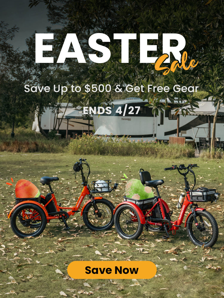 Mooncool Electric Trike | Tricycle for Adults, Seniors