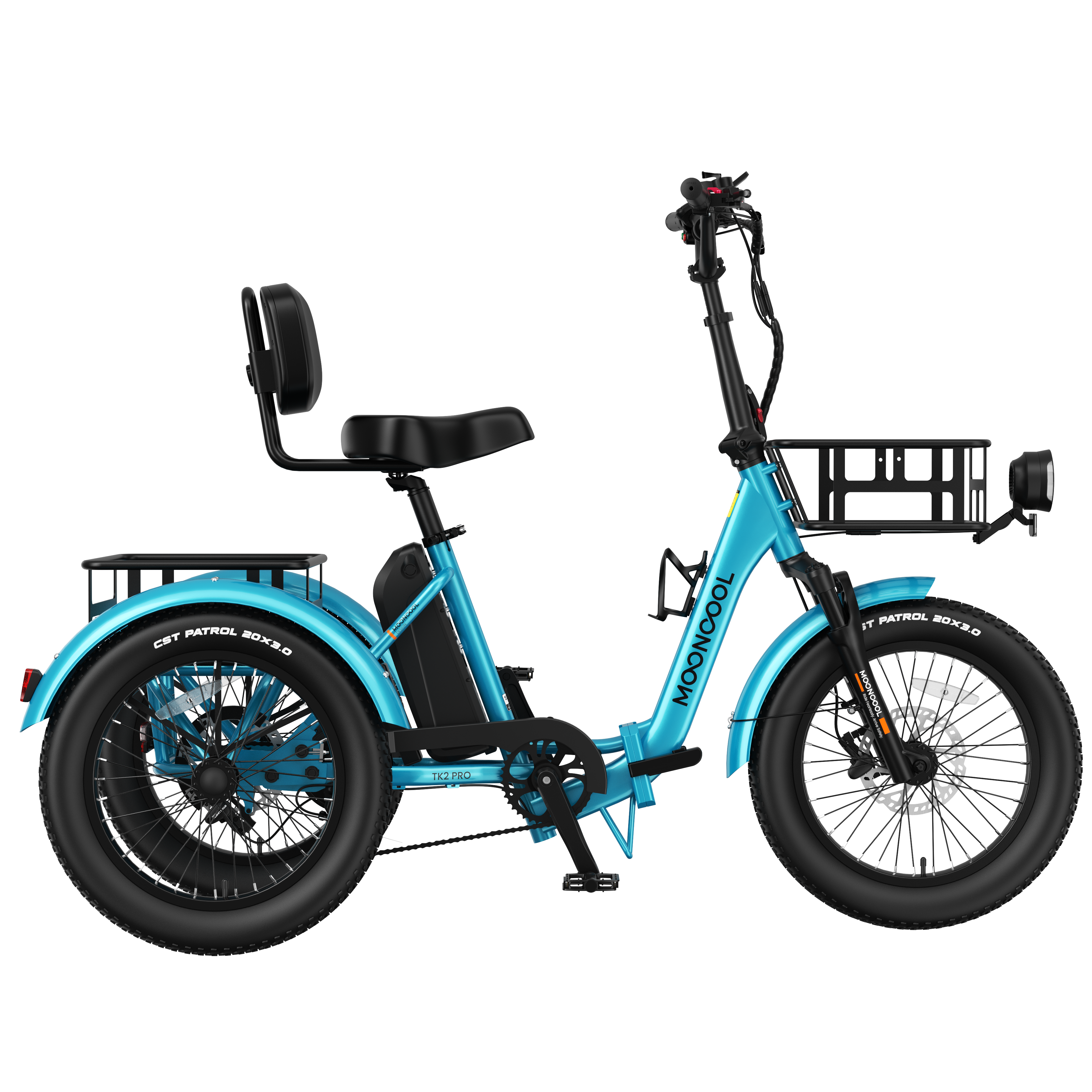 TK Pro Electric Tricycle | Safer, Powerful, Foldable Electric