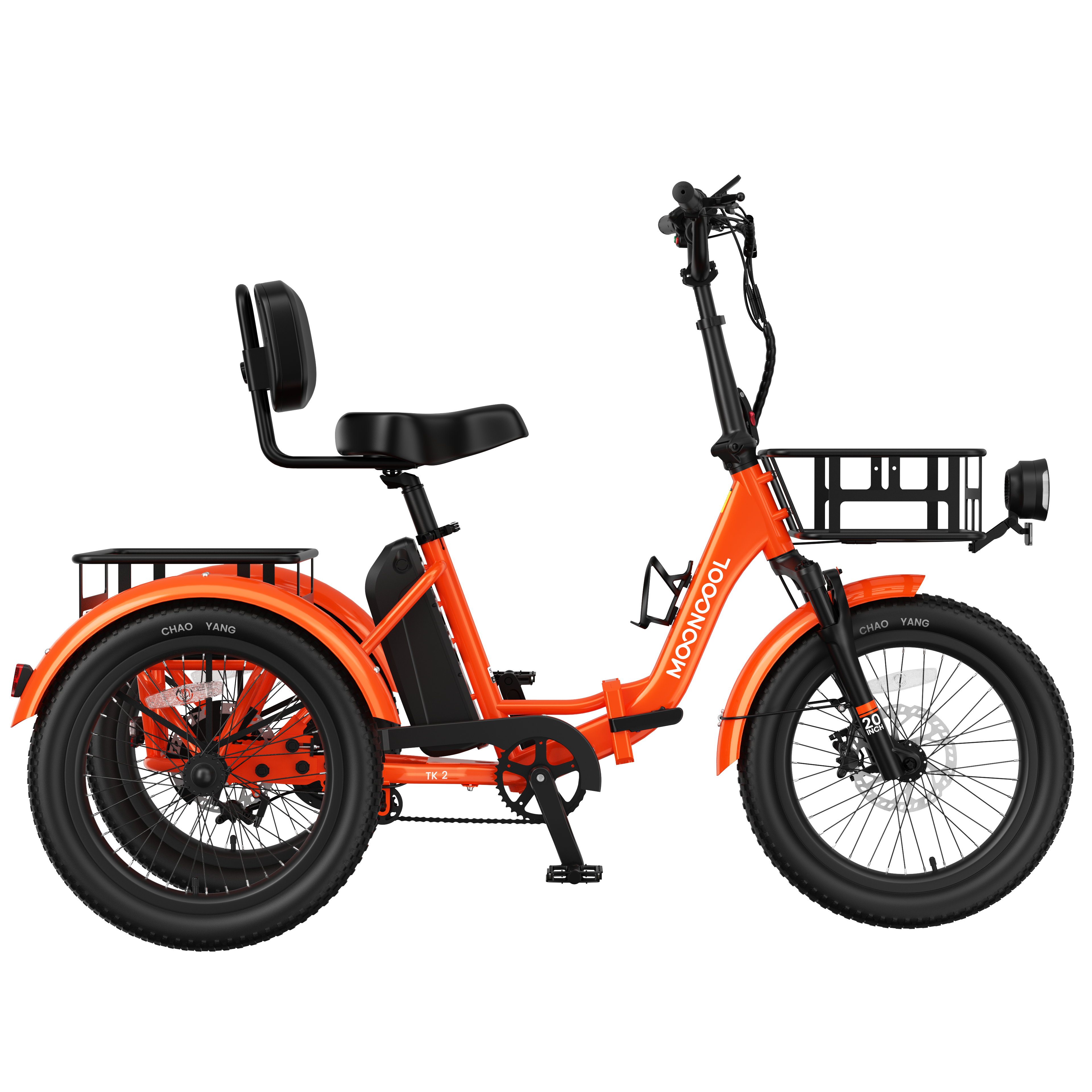 TK Pro Electric Tricycle | Safer, Powerful, Foldable Electric Trike