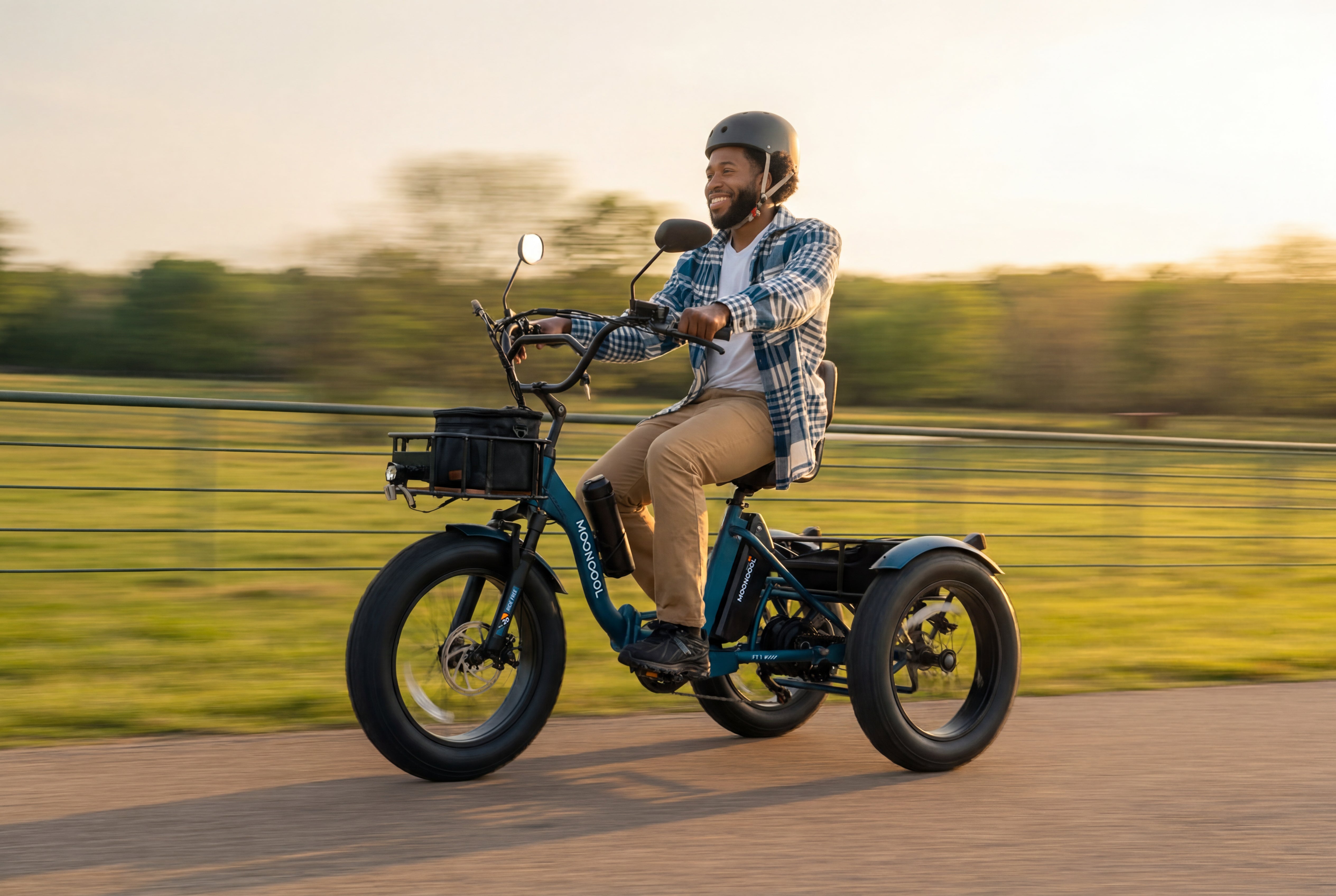 Sturdy & Stable TK1 FAT20 Fat Tire Electric Trike | All-Terrain