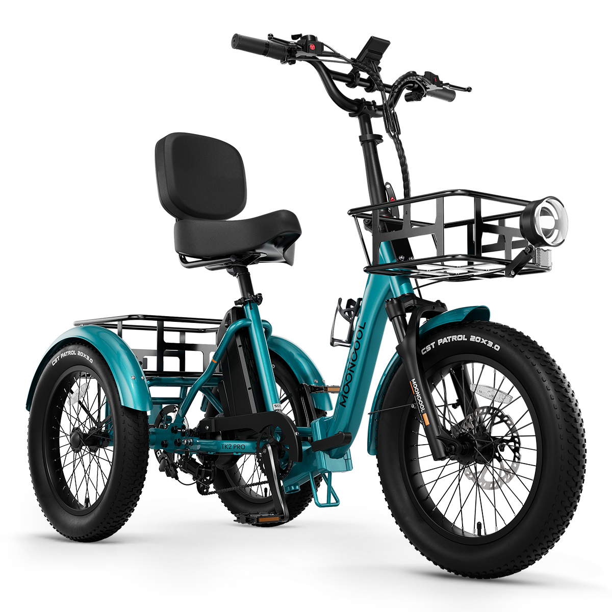 Mooncool TK2 Pro front three quarter view