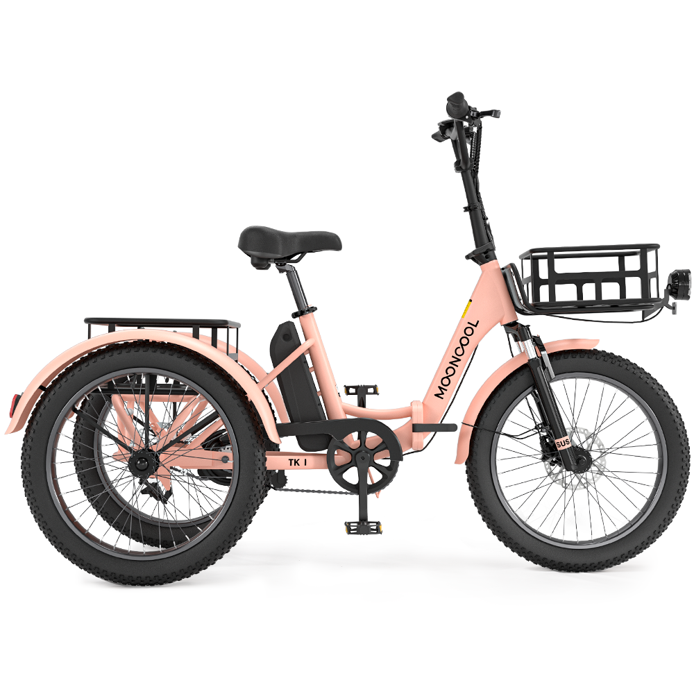 TK1 Folding Electric Trike Portable Powerful for Daily Commutes