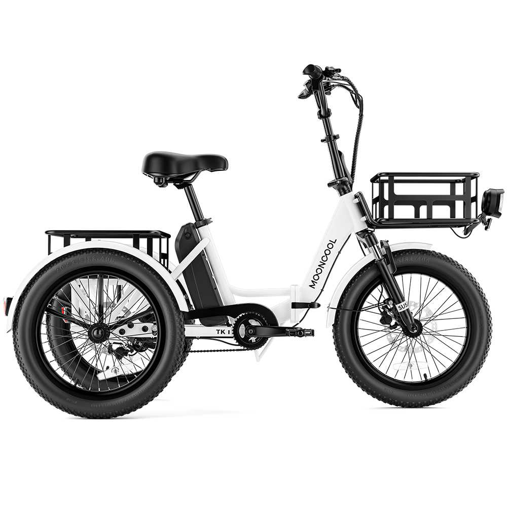 Safe & Sustainable TK1 Folding Electric Trike | Comfortable